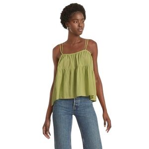Everlane The Billow Cami. Green Size Small #1632 NWT